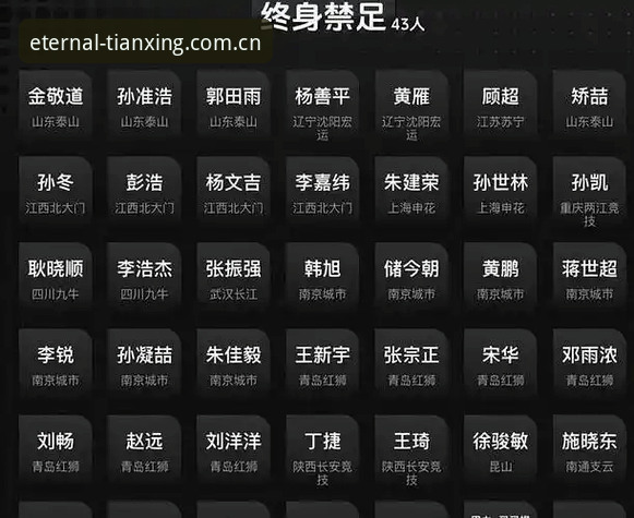 天行体育5g直播 足球反腐禁足名单全解析:天行体育5g直播新手上路实用指南